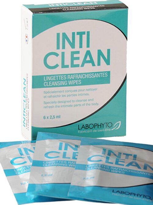 6 lingettes nettoyantes IntiClean