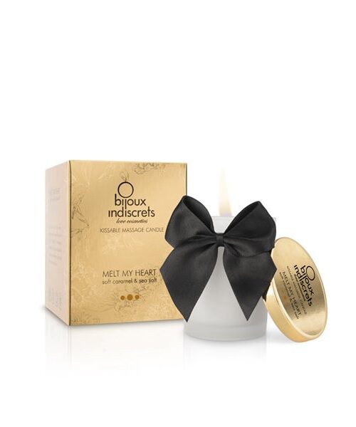 Bougie de massage embrassable - Caramel doux