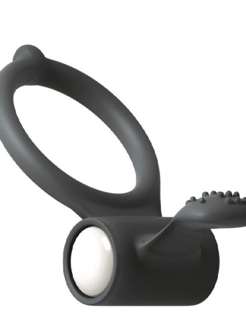 Cockring Vibrant Dorcel Power Clit - Noir