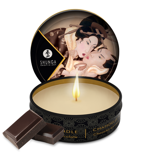 Mini bougie de massage