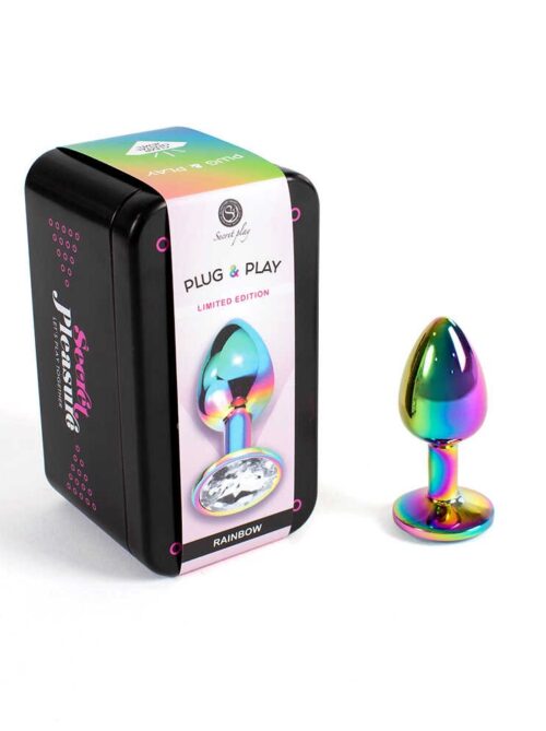 Plug anal secret play - Rainbow metal