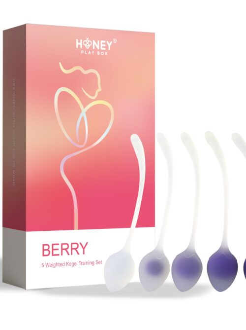 Berry - Set de 5 Boules de geisha - Prurple