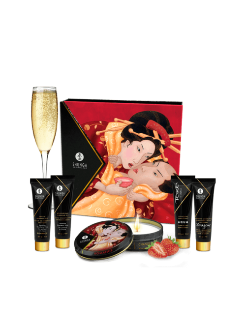 Kit Secret de Geisha - ORGANICA - Vin pétillant à la fraise